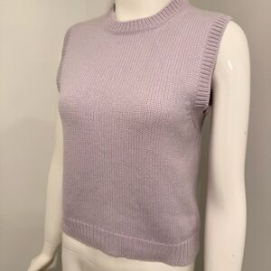 Authentic cashmere miu miu lavender lilac sweater vest
